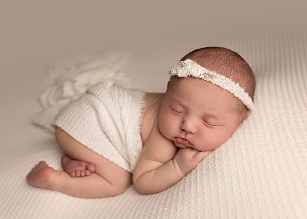 Behind the scenes of a newborn session